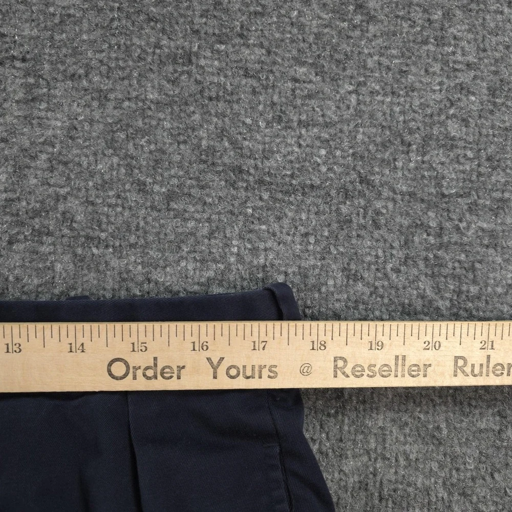 Vintage Polo Ralph Lauren Pants Mens 35x32 Blue Pleated Chino Cotton Dress